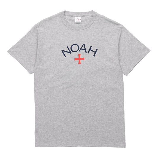 NOAH NYC Logo Tee Grey Short Sleeve Unisex Gray NOAH-SS18-004