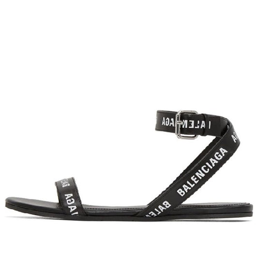 (WMNS)  Balenciaga Sports sandals 'Black White' 630038WBAE11090