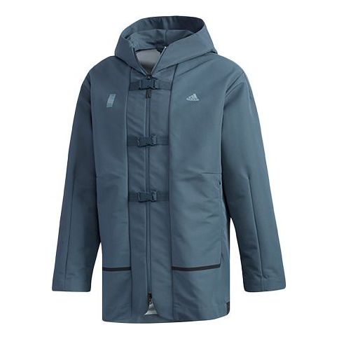 Men's adidas Loose Casual Blue Jacket FM9343