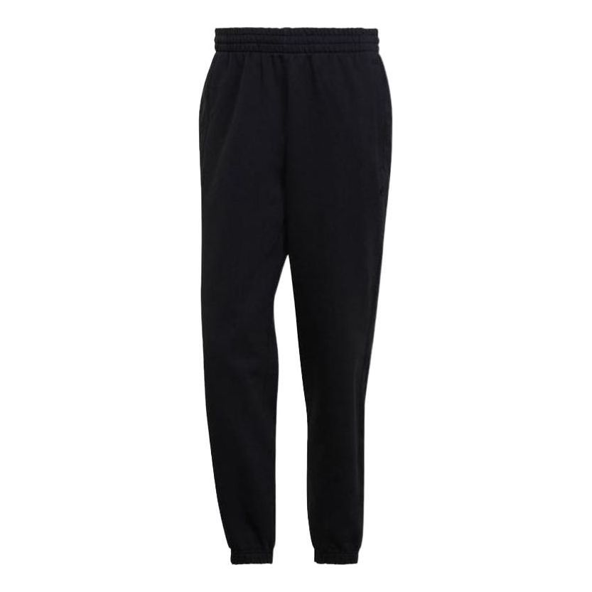 Men's adidas originals Solid Color Pants Waist Bundle Feet Sports Pants/Trousers/Joggers Black HJ9975