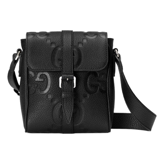 Gucci Jumbo GG Small Messenger Bag 'Black' 760235-AABY0-1000