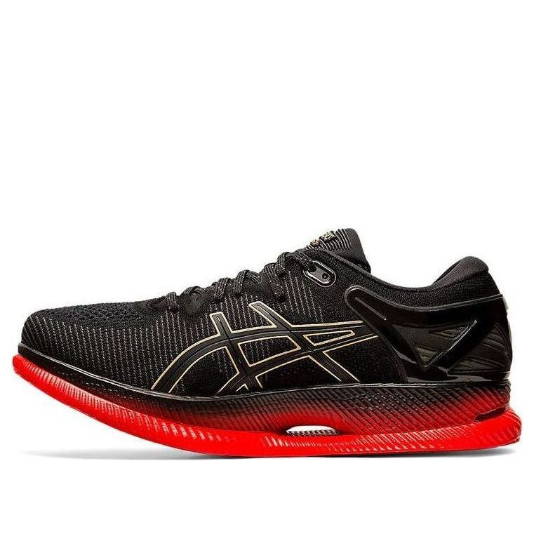 (WMNS) ASICS MetaRide 'Black Classic Red' 1012A130-001