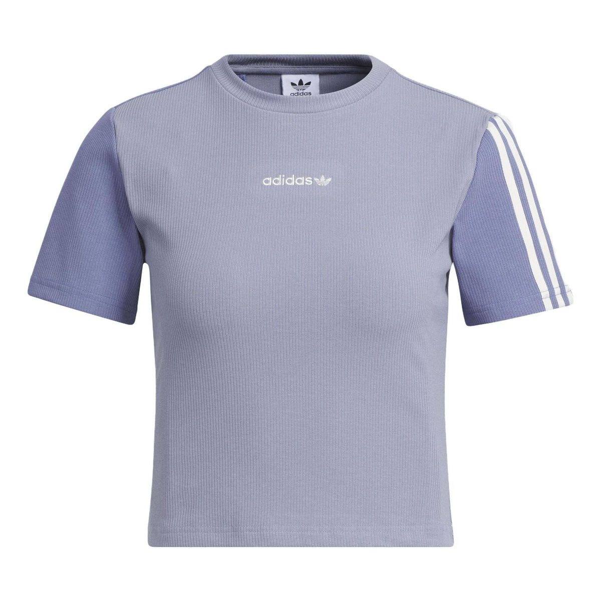 (WMNS) adidas originals Crop T-Shirts 'Purple' IU4848
