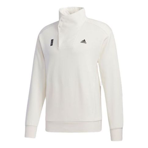 [Same To The Left] adidas Wuji High Collar Side Button Sports Men's White GM4470