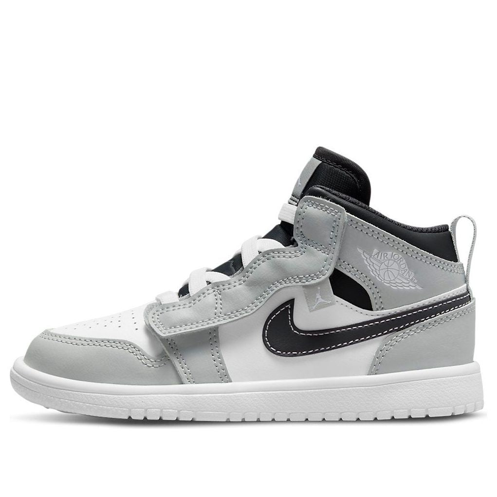 (PS) Air Jordan 1 Mid 'Grey Black White' AR6351-078