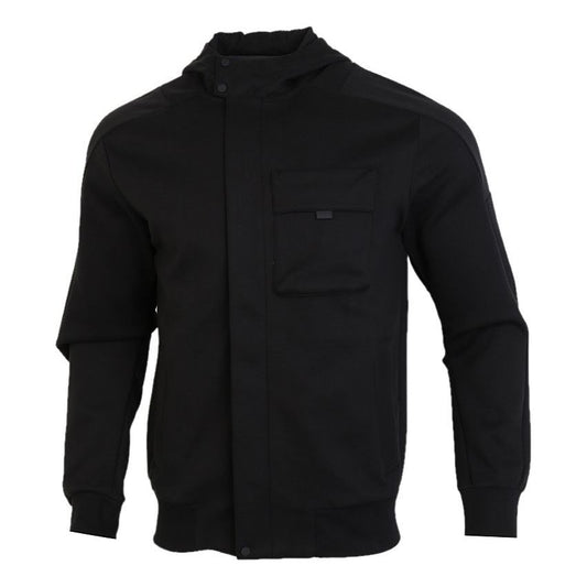 adidas Th Htt Peach Sports hooded Windproof Jacket Black GM4420
