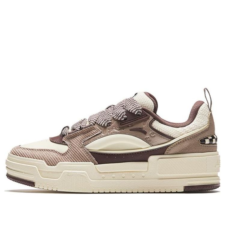(WMNS) ANTA Skateboarding Series Sneakers 'Tan Cream' 922348001-3