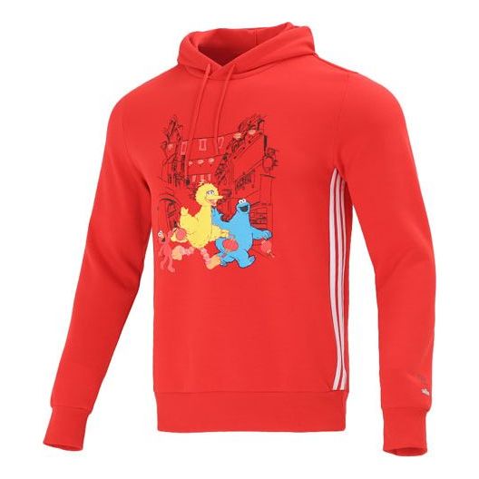 Men's adidas Animal Printing Casual Sports Red HD7295