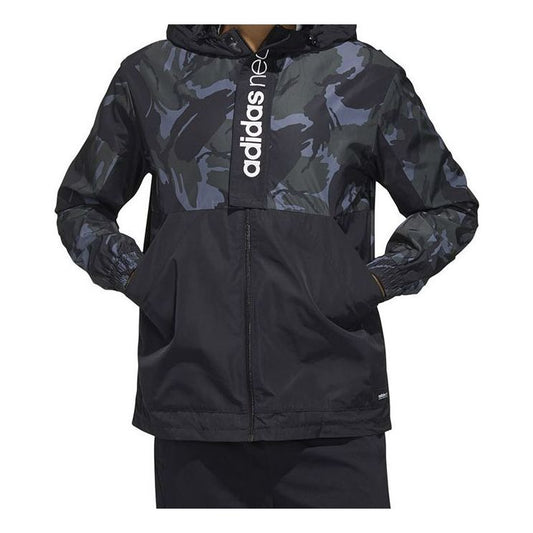 adidas neo M SS GR WB Sports Jacket Black FN6543