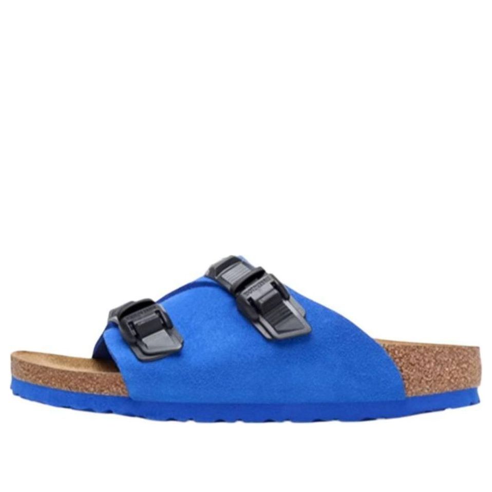 (WMNS) Birkenstock Zrich Tech Suede Leather Narrow Fit Sandals 'Blue' 1026816