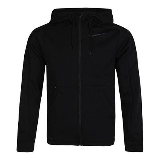 Nike Therm logo Training Hooded Jacket Black CU7359-010