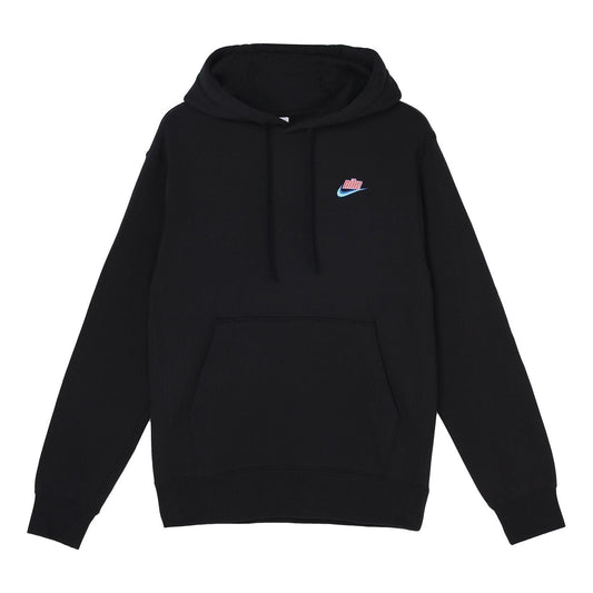 Men's Nike Sportswear Keep It Clean Casual Sports Pullover Fleece Lined Black DM2200-010