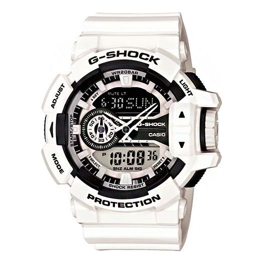 CASIO G-Shock Analog-Digital 'White' GA-400-7ADR