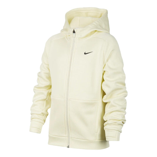 (GS) Nike Therma-FIT Full-Zip Hoodie 'Coconut Milk' FJ6046-113