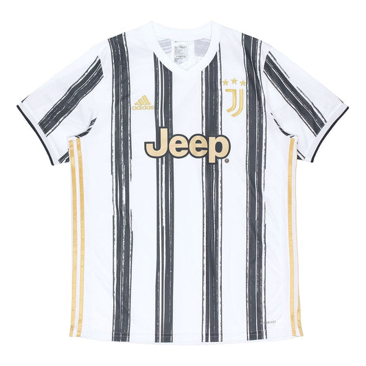 adidas Juve Home H Jsy Football Jersey Asia Sizing Sw Fans Version 20-21 Season Juventus White EI9894