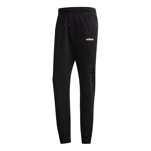 adidas neo logo Cozy Casual Bundle Feet Sports Pants Black DW8194