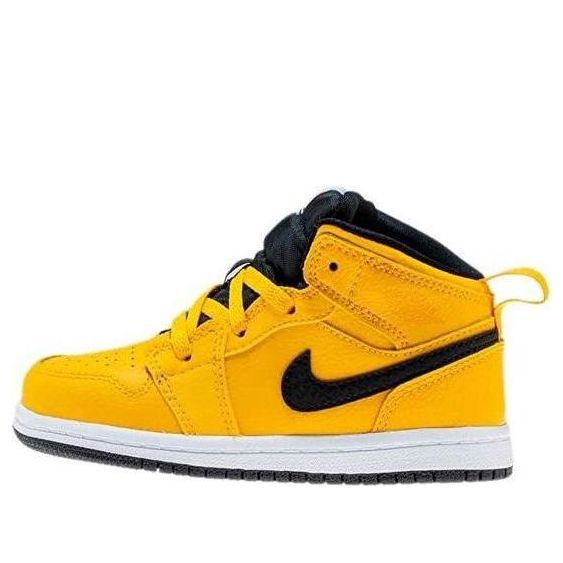 (TD) Air Jordan 1 Mid 'University Gold' 640735-700
