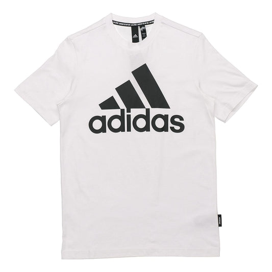 adidas Mh Bos Tee Letter Short-sleeve Tee Men White GC7348