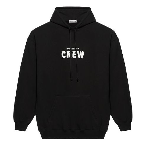 Balenciaga Crew Printing Black 578135TIV751070