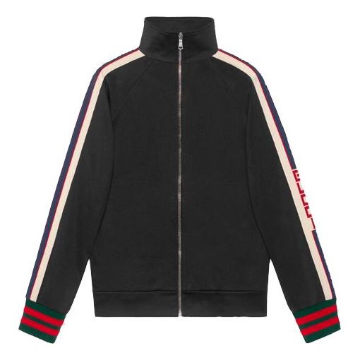 Gucci Technical Track Jacket 'Stripe Classic Black' 474634-X5T39-1008