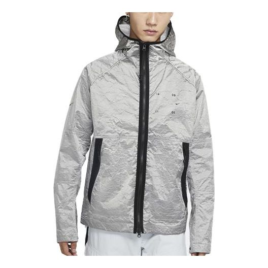 Nike Nsw tech pack Woven Hooded Jacket Silver CU3759-095