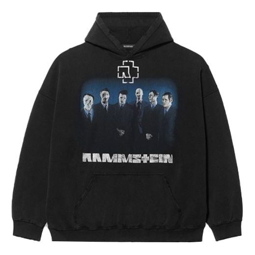 Balenciaga Rammstein Germany Band Crossover Unisex Black 651799TLV531000