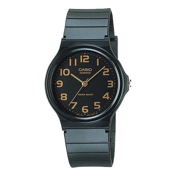 CASIO MQ-24 Series Casual College Waterproof Quartz 38.8mm Resin Strap Watch MQ-24-1B2LDF