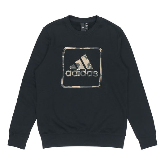 adidas MH Gfx Ft Bos Round Neck Logo Sports Black GM4477