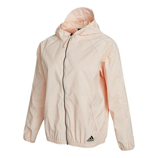 (WMNS) adidas Sports Woven Zipper Hooded Long Sleeves Pink Jacket GP0668
