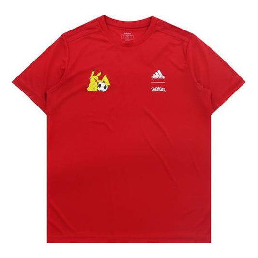 adidas x Pokmon Crossover Training Sports Short Sleeve Red GN3001