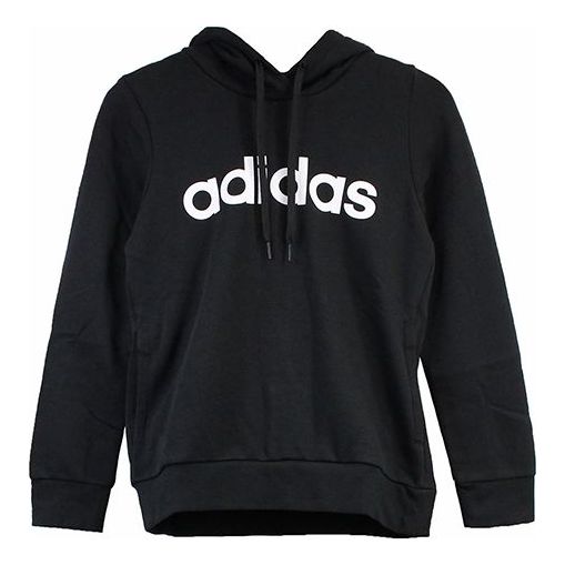 (WMNS) adidas Linear Hoodie 'Black' DP2364