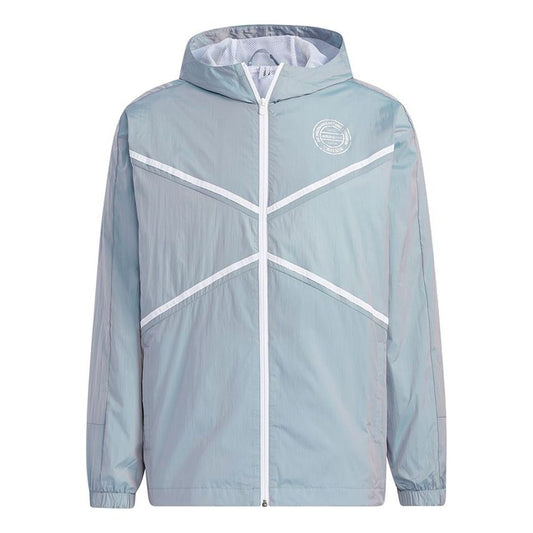 adidas neo M Hype Wb Q2 Casual Sports Hooded Jacket Blue GP5717