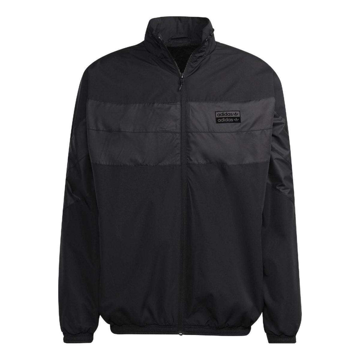 adidas originals R.y.v. Tt Q4 Splicing Athleisure Casual Sports Jacket Black H11477