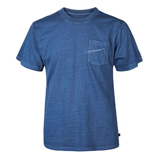 Nike AS M NK SB Tee PKT Round Neck Short Sleeve Navy Blue CW1467-469