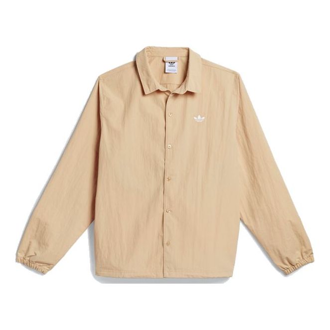 adidas originals Unisex Coach Sports Jacket Brown GL9969