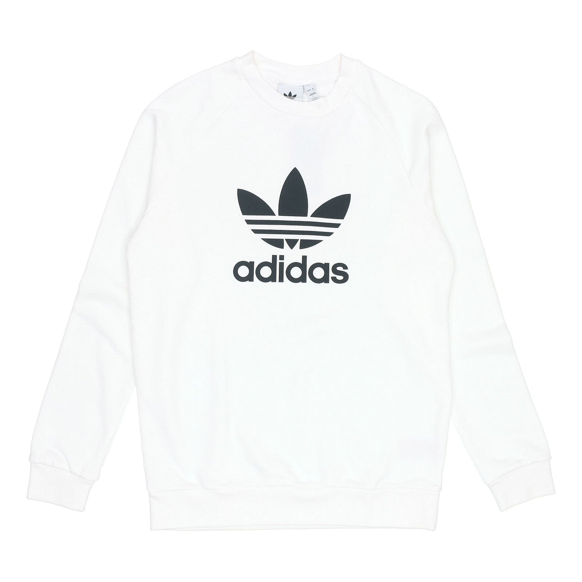 adidas originals Trefoil Warm-Up Crew Sweatshirt 'White' DV1544