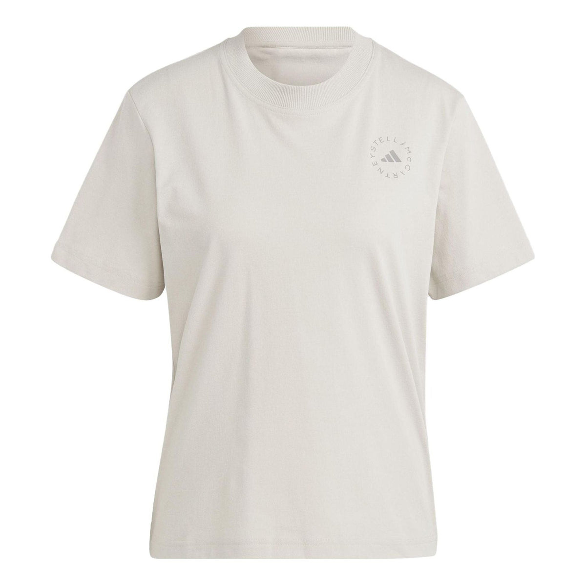 (WMNS) adidas By Stella Mccartney Truecasuals Regular Sportswear Tee 'Dove Grey' IJ0569