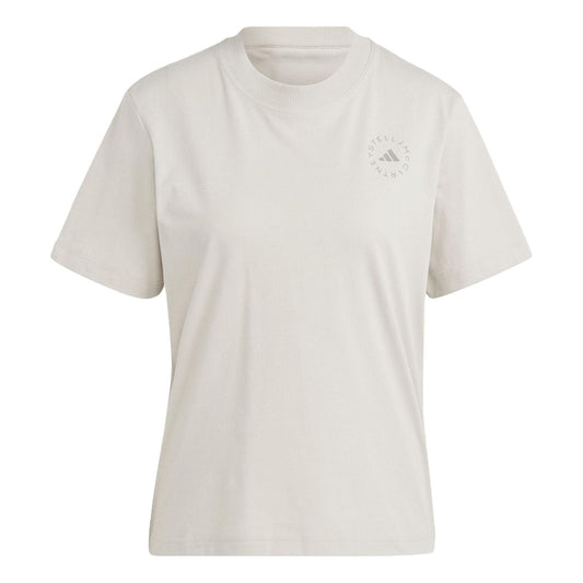 (WMNS) adidas By Stella Mccartney Truecasuals Regular Sportswear Tee 'Dove Grey' IJ0569