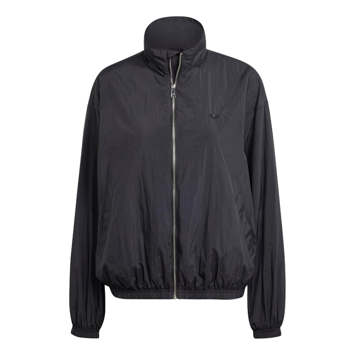 (WMNS) adidas originals Premium Essentials Nylon Windbreaker Asia Sizing 'Black' IT6726