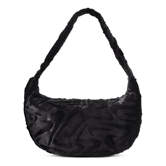 Nike Sportswear Faux Fur Slouchy Bag 'Black' HQ7515-010