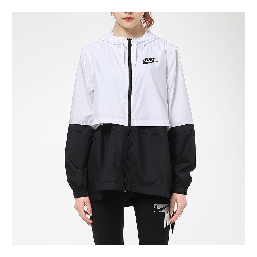 (WMNS) AS W Nike Sportswear JKT Jacket WVN White AJ2983-102