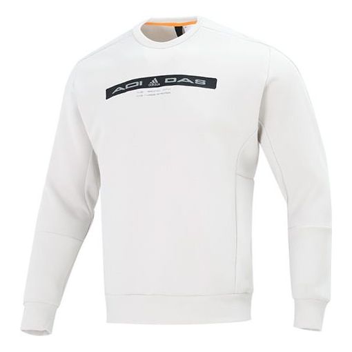 Men's adidas Th Ref Swt Casual Sports Round Neck Long Sleeves Bauxite Brown HE9906