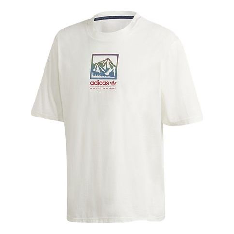 adidas originals Adiplore Premium Sports Round Neck Short Sleeve White GP1114