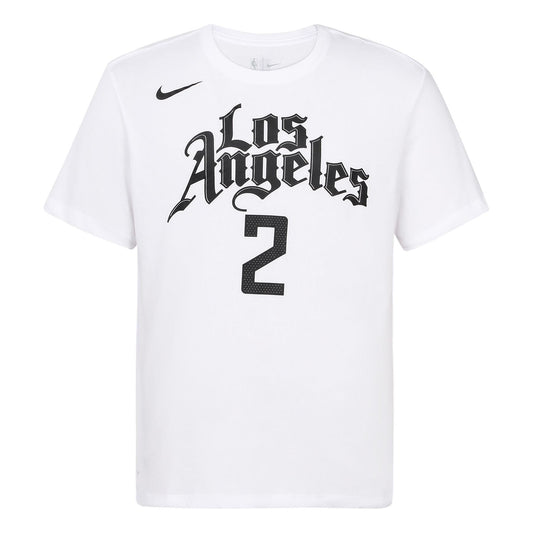 Nike NBA City limited 19-20 Season Los Angeles Clippers Leonard 2 Short Sleeve White BV8768-103