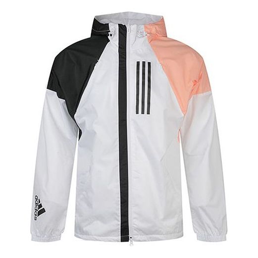adidas W.N.D. Jacket 'White/Black/Glow Pink' EK4626