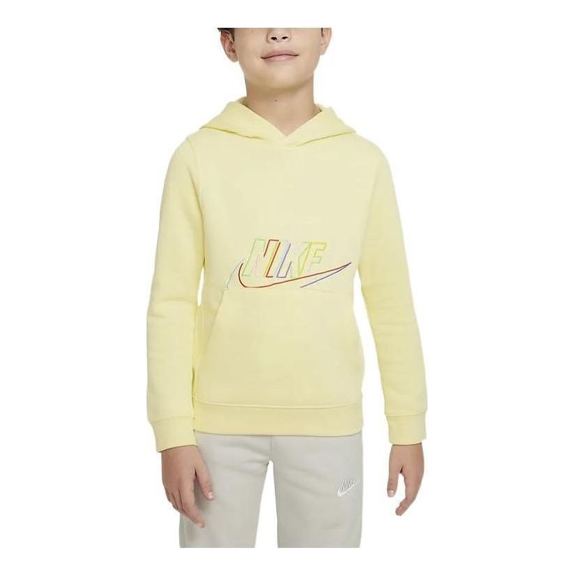 (GS) Nike Sportswear Graphic Hoodie 'Yellow' DX5087-706