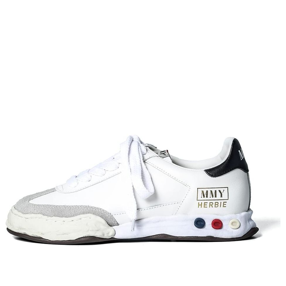 Maison MIHARA YASUHIRO HERBIE OG Sole Leather Low-top Sneaker 'White' A09FW702-WHT