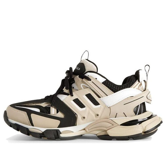 Balenciaga Track Sneakers 'Beige and Black Mesh and Nylon' 542023W3AC48071