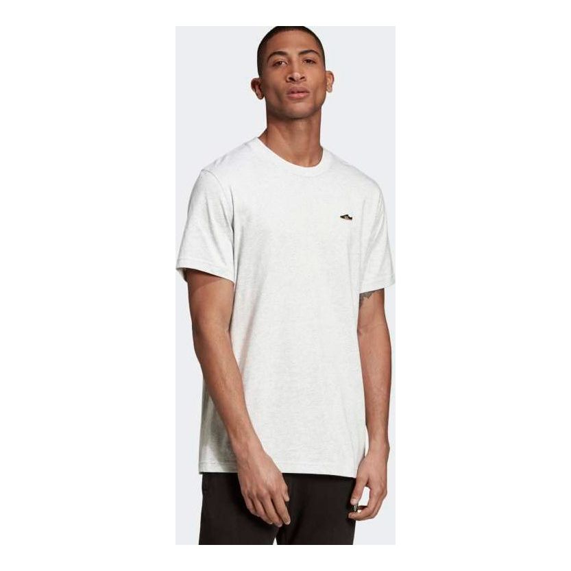 adidas Embroidered Samba T-Shirt 'Grey' ED7639