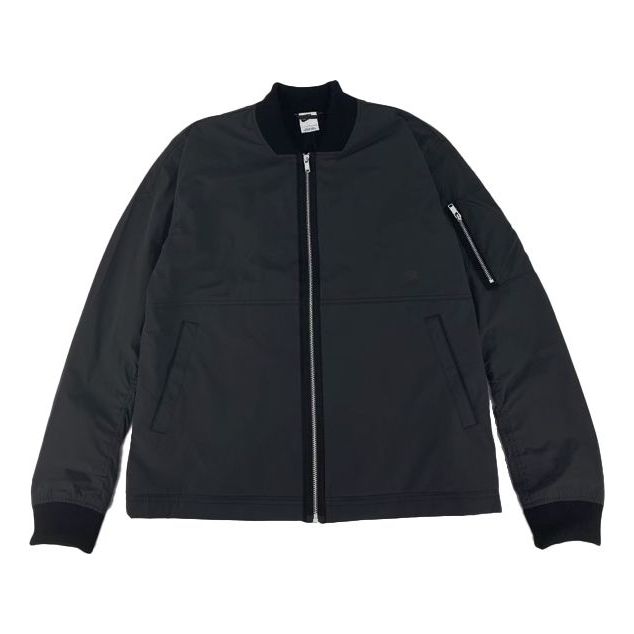 Nike Solid Color Training Loose Casual Jacket Black DD4715-010